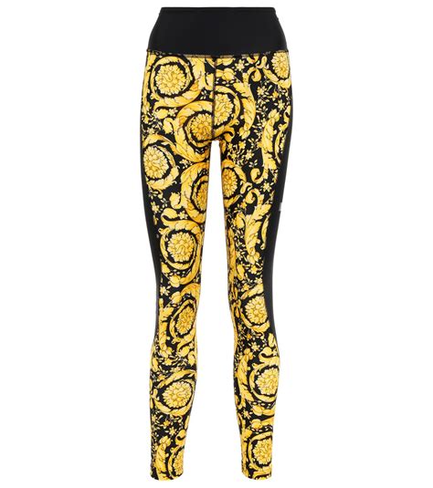 versace barocco style|versace barocco leggings.